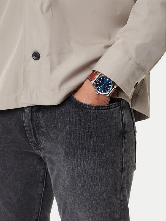 Fossil Fossil Ρολόι Everett FS6115 Καφέ