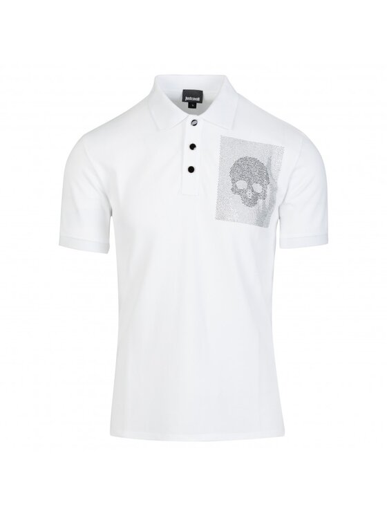 Just Cavalli Just Cavalli Polokošile S03GL0055 N21368 Bílá Regular Fit