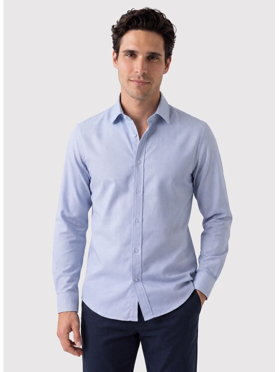 Pako Lorente Pako Lorente Koszula P26WN-1X-029 Niebieski Slim Fit
