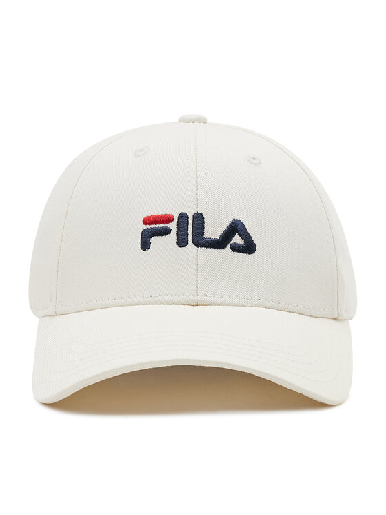 Fila Fila Czapka z daszkiem Brasov 6 Panel Cap With Linear Logo Strap Back FCU0019 Biały