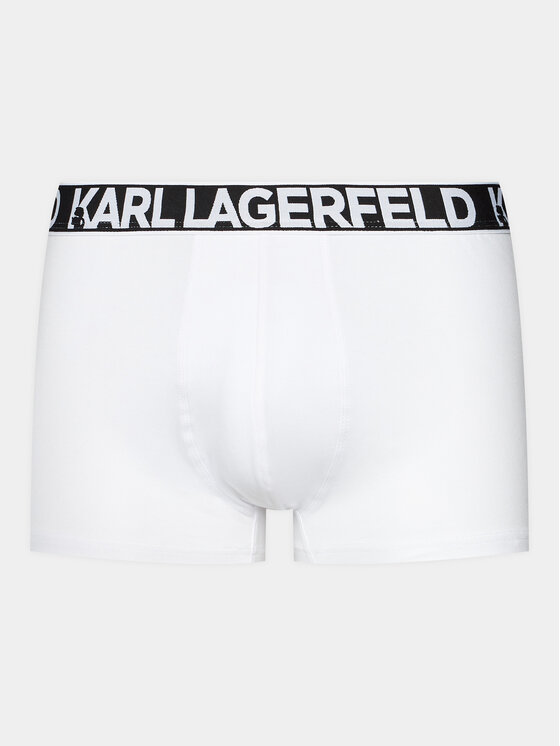 KARL LAGERFELD LOGO TRUNK 3 PACK - Boxer aderenti - navy-coffee-sedona/multicolore