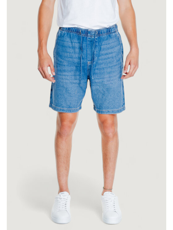Jack & Jones Jack & Jones Pantaloncini di jeans JJIJAIDEN JJJOGGER SHORTS MF 370 LN Blu Jogger Fit