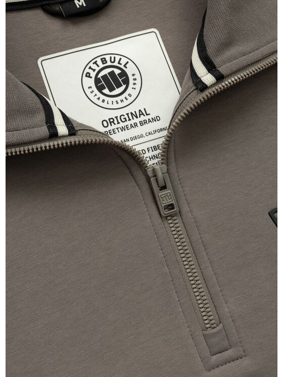 PITBULL PITBULL Bluza SAMPSON Brązowy Regular Fit