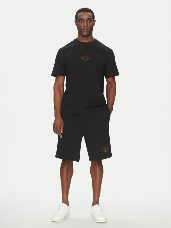 HUGO HUGO Marškinėliai Darunu 50534951 Juoda Relaxed Fit