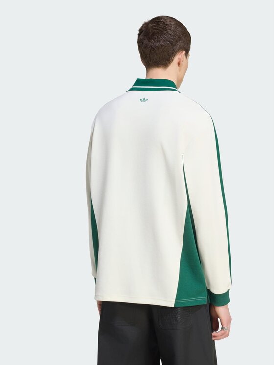 adidas adidas Polo 168509 Kremowy Loose Fit