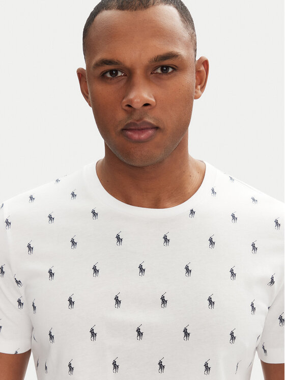 Polo Ralph Lauren Polo Ralph Lauren T-Shirt 714899612001 Biały Regular Fit