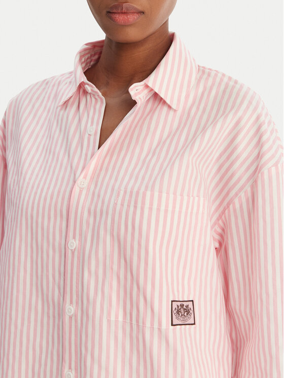 Juicy Couture Juicy Couture Camicia Dog Crest JCYPT126861 Rosa Relaxed Fit