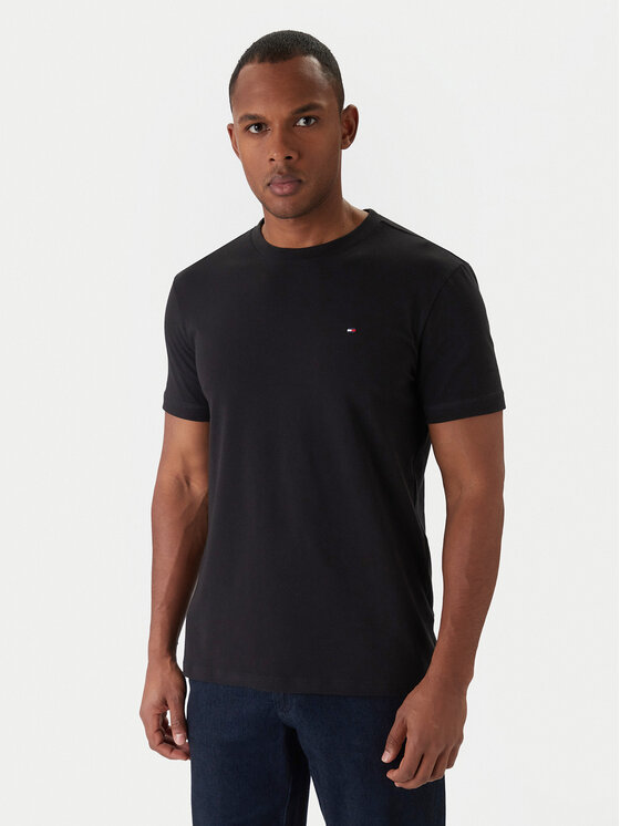 Tommy Hilfiger Tommy Hilfiger T-Shirt UM0UM03362 Czarny Regular Fit