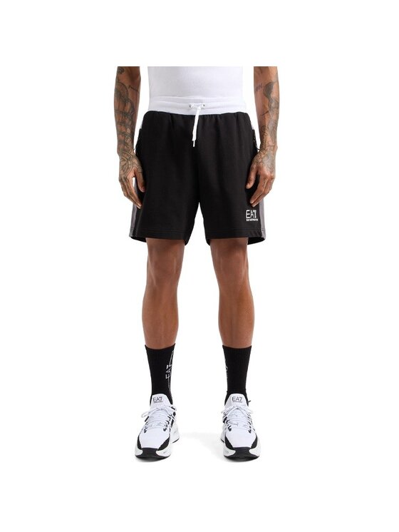Emporio Armani Emporio Armani Sportovní kraťasy 3DPS58 PJLIZ Černá Regular Fit