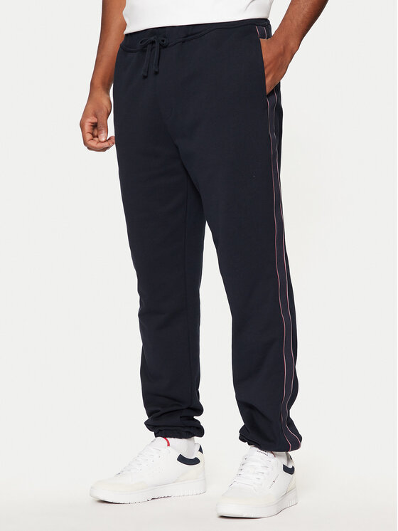 Tommy Hilfiger Tommy Hilfiger Pantaloni trening MW0MW37477 Bleumarin Regular Fit