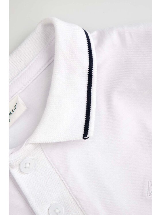 Coccodrillo Coccodrillo Tričko WC6143603EJB-001 Biela Regular Fit