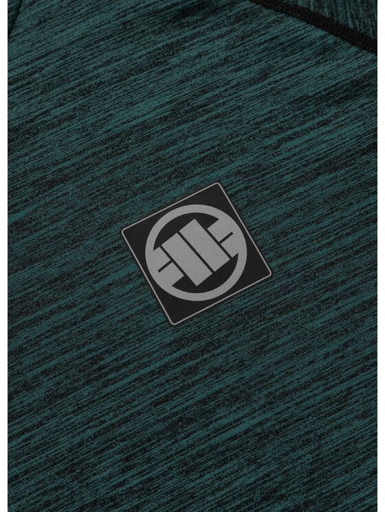 PITBULL PITBULL Koszulka techniczna Rashguard Performance Pro plus New Logo XL Niebieski Regular Fit