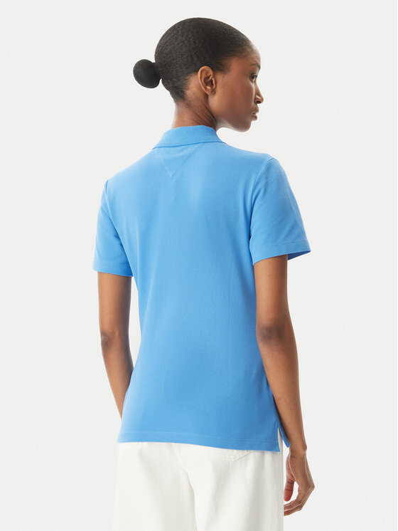 Tommy Hilfiger Tommy Hilfiger Polokošile 1985 WW0WW43225 Modrá Slim Fit
