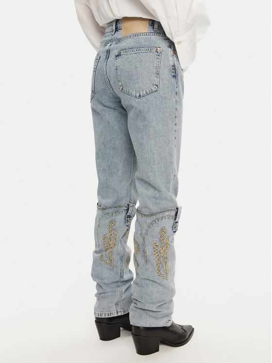One Teaspoon One Teaspoon Jeansy 26712 Modrá Straight Fit