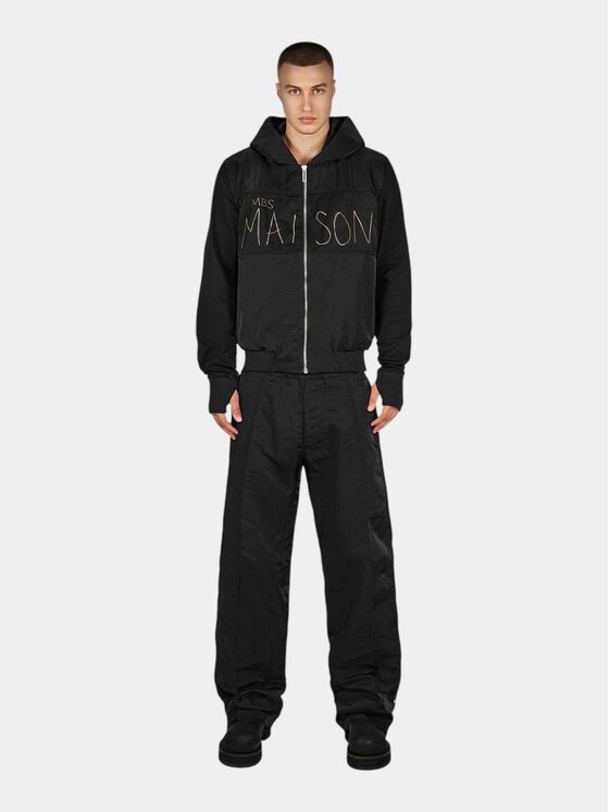 MADE BY SOCIETY MADE BY SOCIETY Kurtka anorak PULSE Hoodie - H17740 Czarny Basic Fit