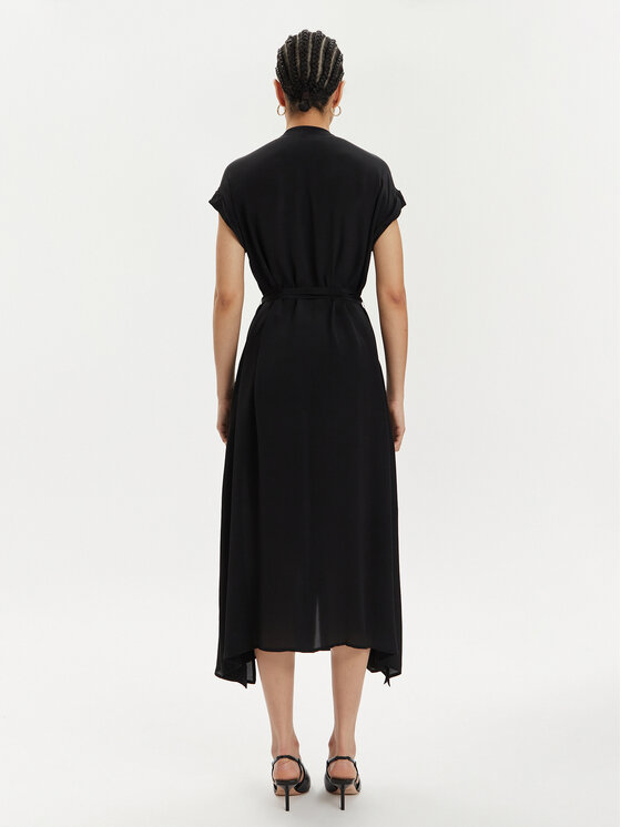 Marella Marella Sukienka letnia Forma 2413221182 Czarny Relaxed Fit