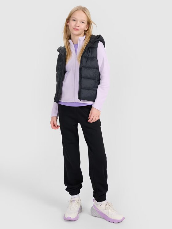 4F 4F Bezrękawnik 4FJWSS25TVJAF166-20S Czarny Regular Fit