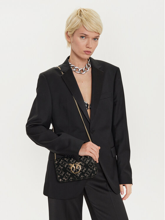 PINKO PINKO Kabelka Love One Pocket C AI 24-25 PLTT 100061 A20D Černá