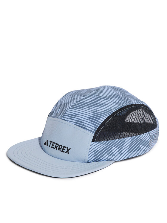 Șapcă adidas Terrex HEAT.RDY 5-Panel Graphic Cap HY2793 Albastru celest