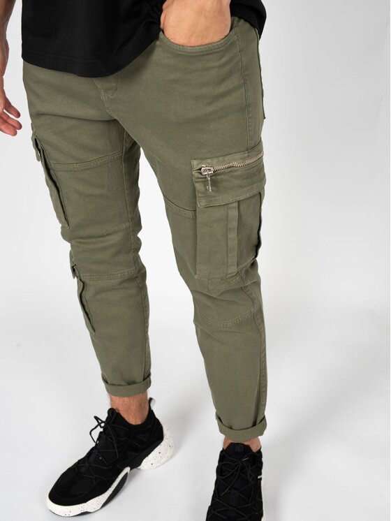 Xagon Xagon Pantaloni di tessuto P24032CR4034 Cachi Slim Fit