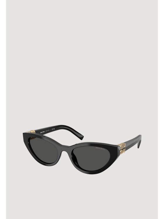 Miu Miu Miu Miu Okulary przeciwsłoneczne 0MU A04S 16K08Z Czarny