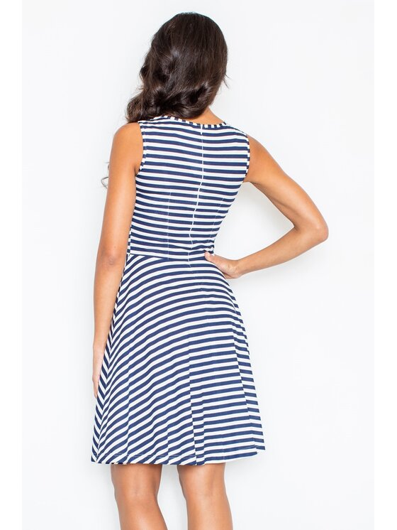 FIGL FIGL Šaty M295 Tmavomodrá Regular Fit