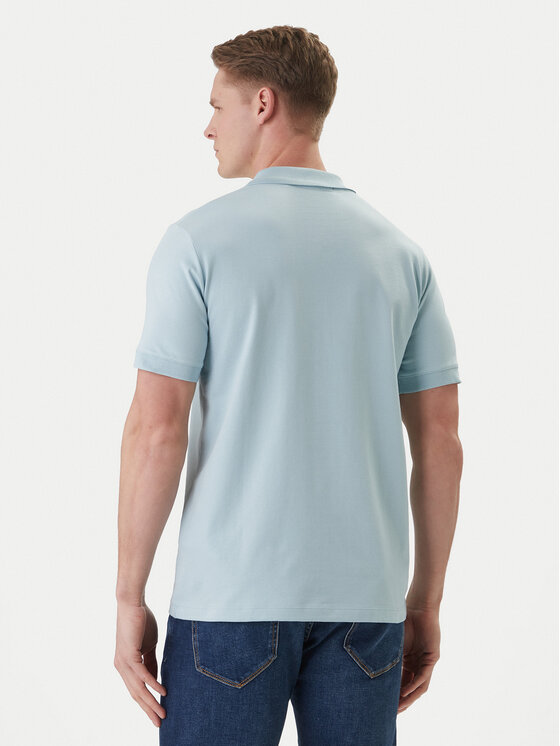 KARL LAGERFELD KARL LAGERFELD Polo 745015 562231 Błękitny Regular Fit