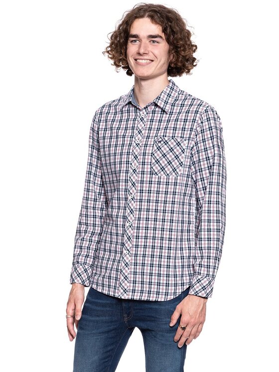 Mustang Mustang Camicia CLEMENS Nero Regular Fit