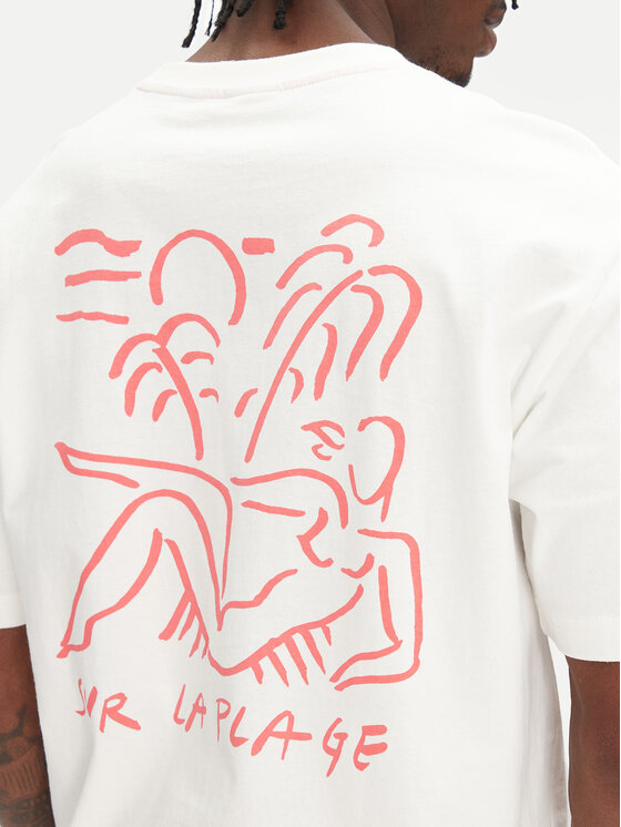 Only & Sons Only & Sons T-Shirt Milo 22034452 Biały Relaxed Fit