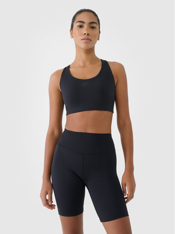 4F 4F Legginsy MULTI ACTIVE Czarny Slim Fit