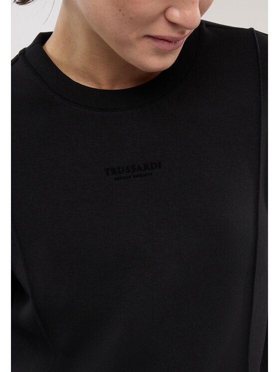 Trussardi Trussardi Felpa G8506000226N033 Nero Regular Fit
