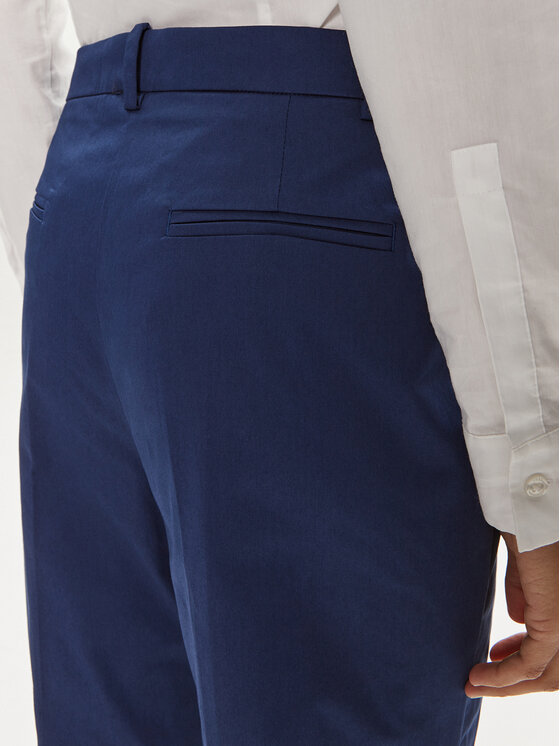 PINKO Pinko Hlače iz tkanine Bello 100155 A1KH Modra Regular Fit