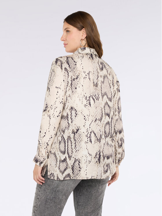 Fiorella Rubino Fiorella Rubino Koszula 5004T001402N0R2 Écru Regular Fit