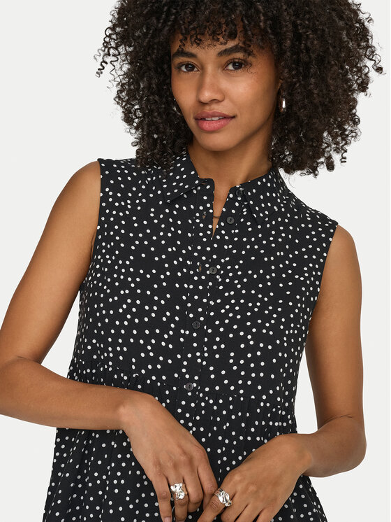 ONLY ONLY Krekla kleita Thea 15369020 Melns Regular Fit