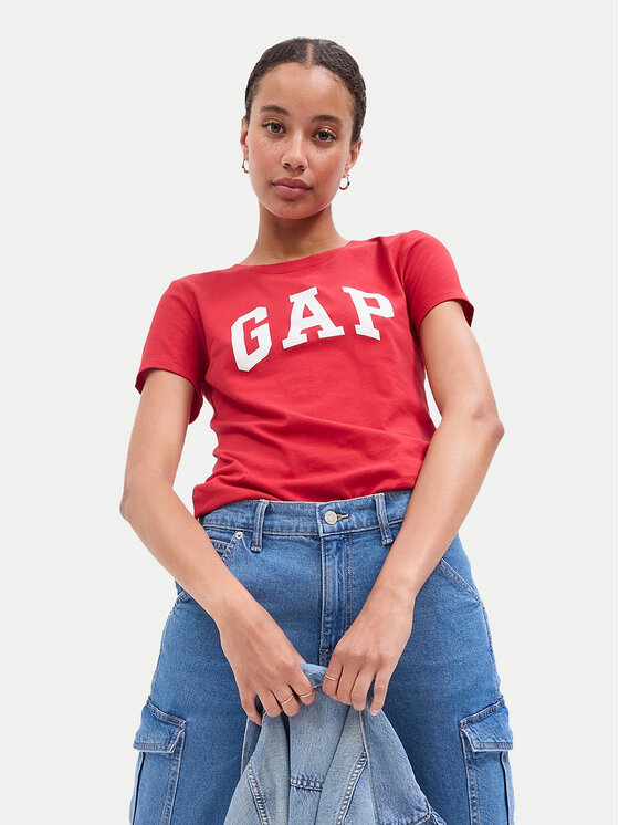 Gap T-krekls 268820-91 Sarkans Regular Fit