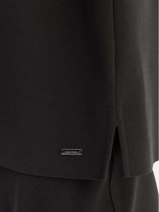 Calvin Klein Calvin Klein Poloshirt LV044E241G Schwarz Relaxed Fit