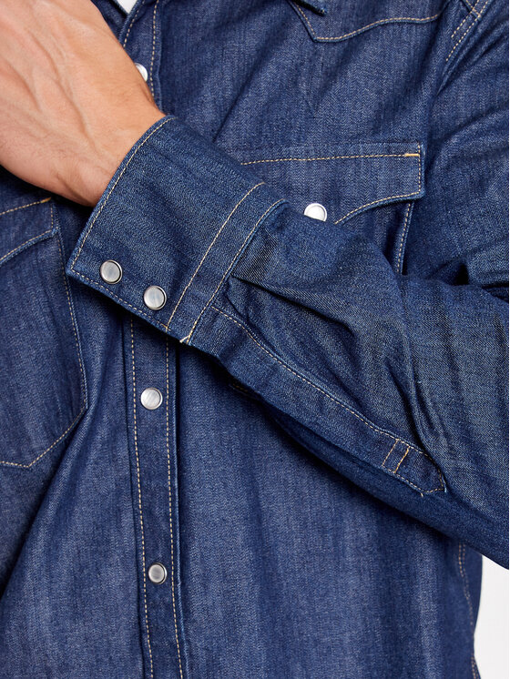 Levi's® Levi's® Ing Barstow Western Standard 85744-0000 Sötétkék Standard Fit