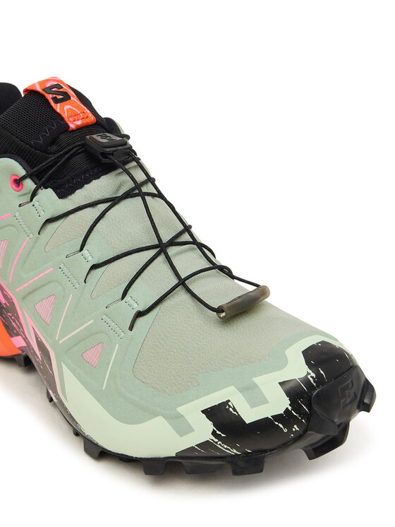 Salomon Salomon Pārgājienu apavi Speedcross 6 Gtx Icon L45486900 Gaiši zaļa