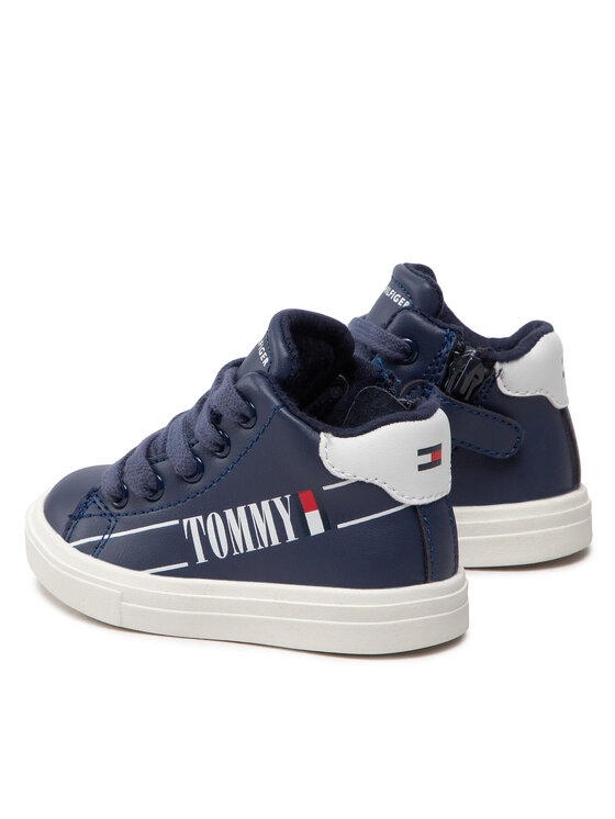 Tommy Hilfiger Tommy Hilfiger Sneakersy High Top Lace-Up T1B9-32459-1431 M Granatowy