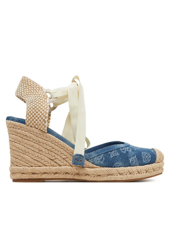 Guess Espadrilky FLJCYR DEN04 Modrá