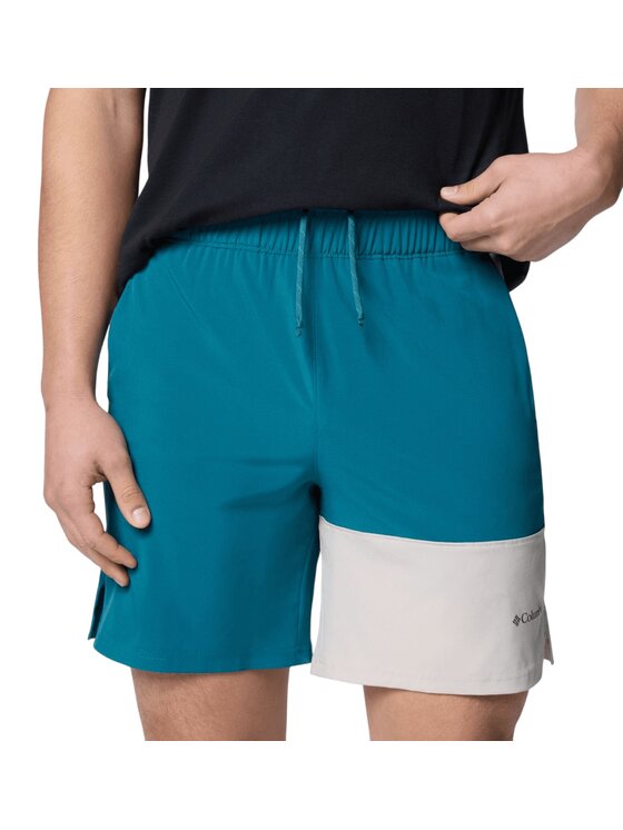 Columbia Columbia Szorty sportowe Hike Color Block Short 2072004364 Niebieski Regular Fit