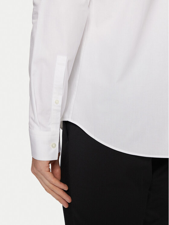 HUGO HUGO Košeľa Ermetal 50534281 Biela Slim Fit