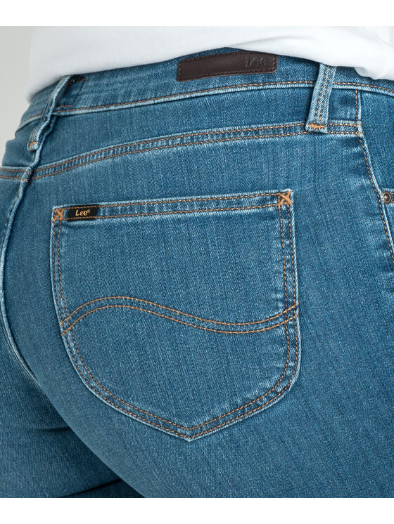 Lee Lee Jeansy L526EMJG Niebieski Skinny Fit