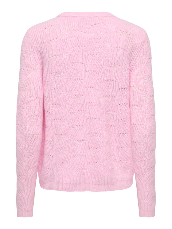 ONLY ONLY Пуловер 15234745 Розов Regular Fit