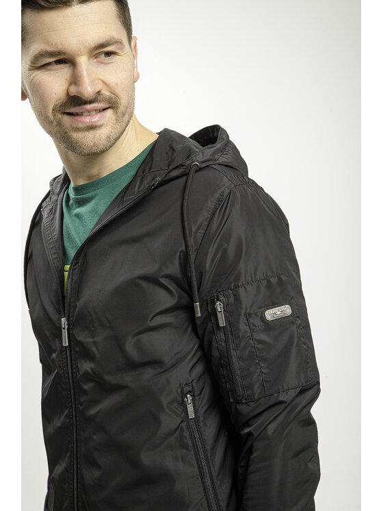 Cross Jeans Cross Jeans Kurtka przejściowa 40270-020 Czarny Regular Fit