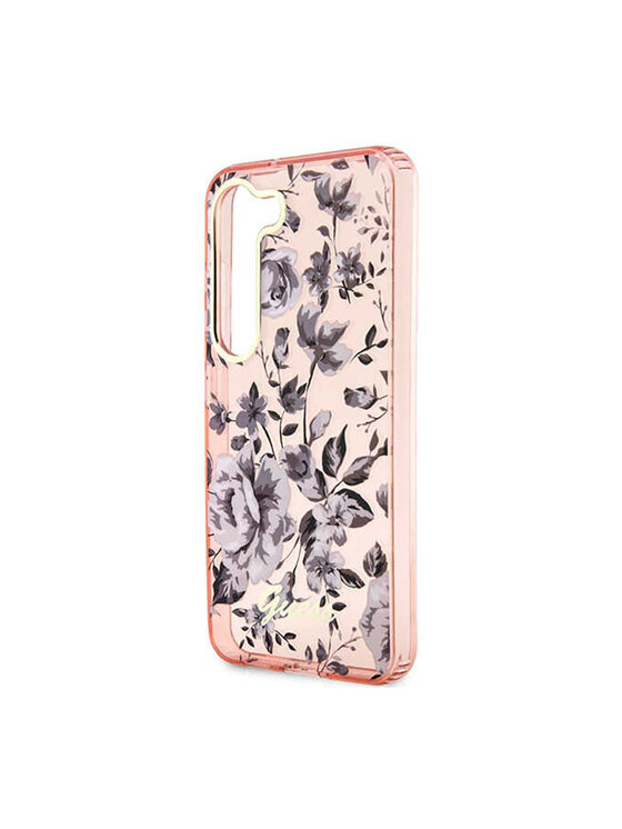 Guess Guess Etui na telefon Flower Collection Różowy