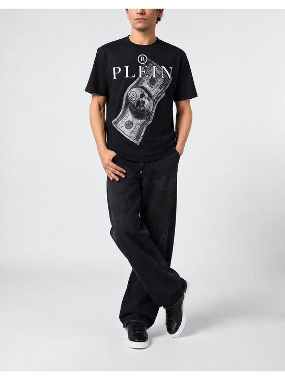 PHILIPP PLEIN PHILIPP PLEIN T-Shirt 31603 Czarny Regular Fit