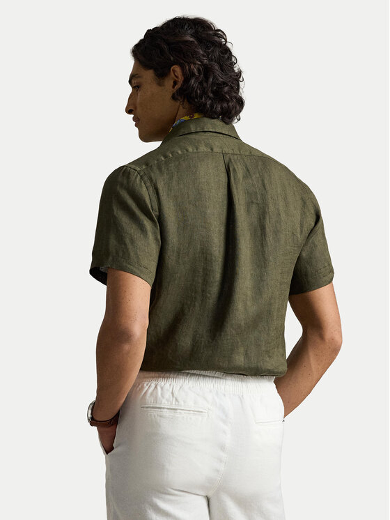 Polo Ralph Lauren Polo Ralph Lauren Риза 710968912503 Зелен Regular Fit