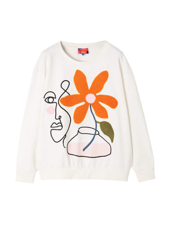 TATUUM Tatuum Bluza WASKA 1 Écru Loose Fit