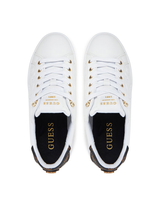 Guess Guess Сникърси FLJRON FAL12 Бял